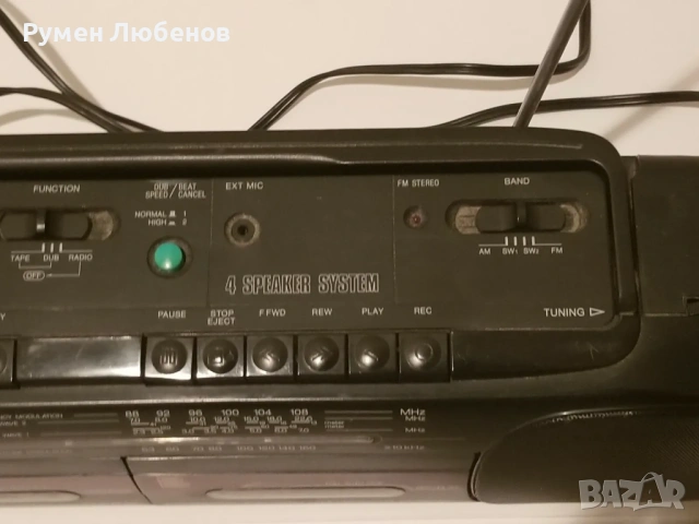 Радиокасетофон Sanyo MW 719K , снимка 3 - Радиокасетофони, транзистори - 53422765