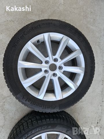 17 5x112 оригинални лети джанти VW Audi Seat Skoda, снимка 2 - Гуми и джанти - 46289922