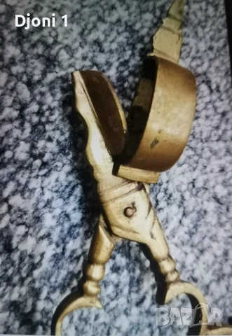 Антични ножици за подрязване на свещи