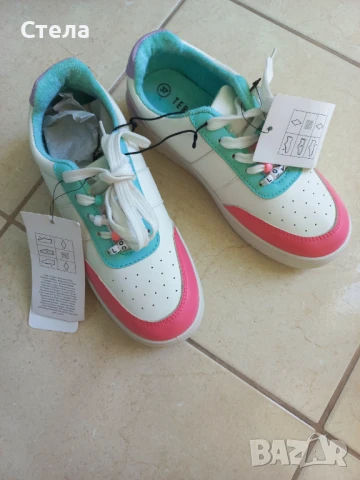 TERRANOVA дамски/детски маратонки, бели, нови с етикет, снимка 5 - Детски маратонки - 47215791