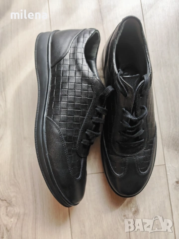 Нови мъжки спортни обувки естествена кожа, снимка 3 - Спортно елегантни обувки - 53993229