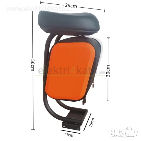 Седалка с багажно отделение за Xiaomi M365, PRO, 1S, PRO 2, снимка 9 - Части - 52573235