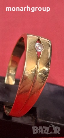 Златен пръстен , снимка 2 - Пръстени - 54253364