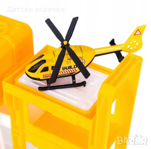 Детски гараж Parking с повдигащ кран, с превозни средства, с автомивка, снимка 7 - Коли, камиони, мотори, писти - 53101863