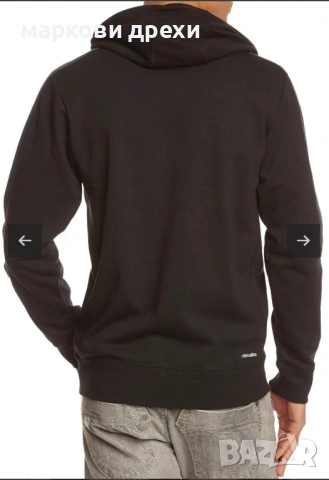 Adidas LIN 3S FZ HOODIE L, снимка 2 - Суичъри - 54182335