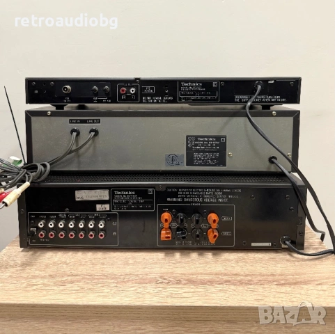 🔊Ретро аудио система - сет TECHNICS - усилвател, двукасетъчен дек и тунер🔊, снимка 5 - Аудиосистеми - 53211227