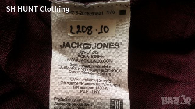 Jack & Jones 100% Super Fine Merino Wool размер L / XL блуза 100% Мерино Вълна - 1112, снимка 9 - Блузи - 46463801