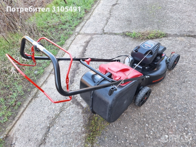 Косачка ALKO Briggs 5к.с. самоходна мулчираща с кош, снимка 7 - Градинска техника - 52749714