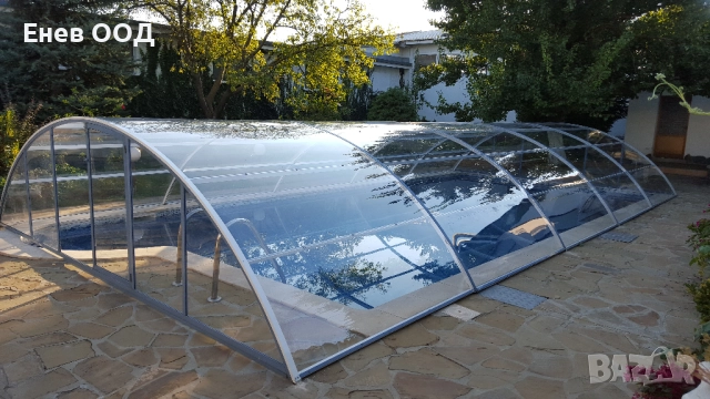 Телескопични Покрития за Басейни без Релсов Път, снимка 2 - Басейни и аксесоари - 51879727