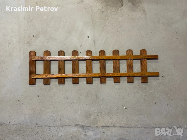 Декоративна дървена оградка – ръчна изработка  ​, снимка 2 - Огради и мрежи - 50887678