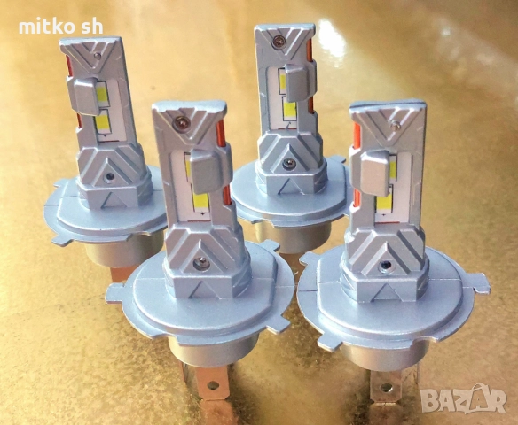 H4 Led автомобилни крушки, снимка 4 - Аксесоари и консумативи - 52920544
