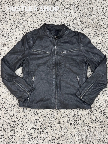 Мъжко яке от естествена кожа GIPSY BY MAURITIUS.Размер М, снимка 3 - Якета - 52476928