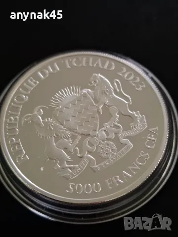 Сребърна монета 1oz.Богинята Европа, снимка 6 - Нумизматика и бонистика - 47513826