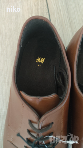 мъжки обувки H&M, размер 42, чисто нови, снимка 5 - Официални обувки - 44938868