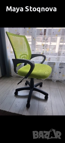 Офис стол Лори- зелен, снимка 4 - Столове - 52476737