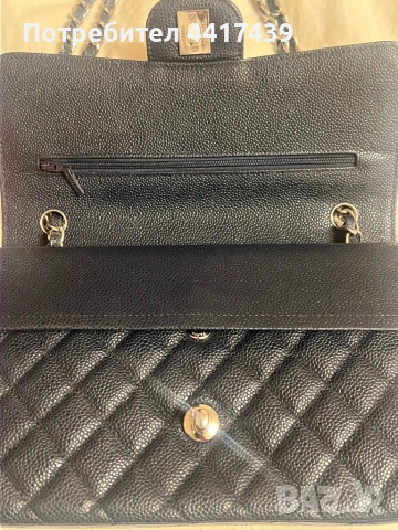 Естествена кожа чанта Chanel , снимка 6 - Чанти - 53714235
