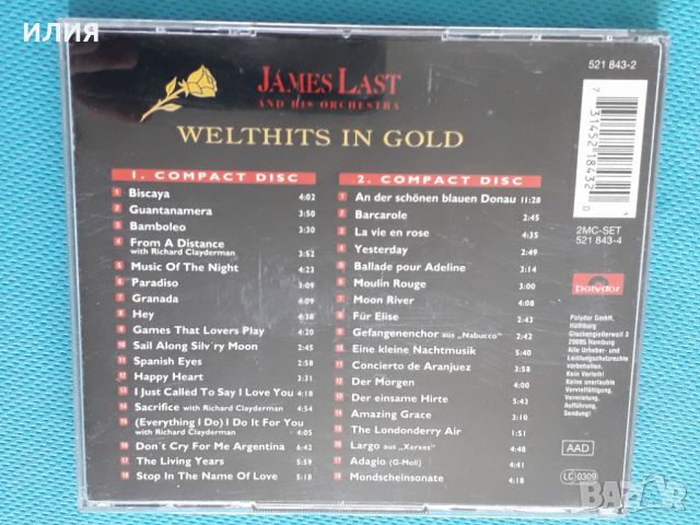 James Last And His Orchestra – 1994 - Welthits In Gold(2CD)(Easy Listening), снимка 2 - CD дискове - 46512244