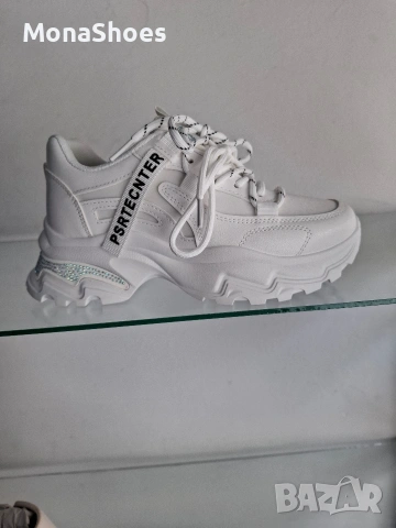 Дамски кожени маратонки