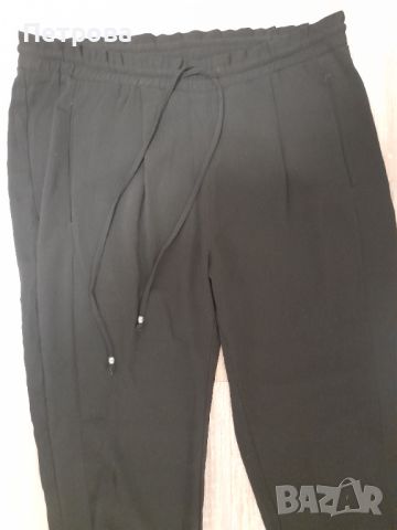 Черен летен панталон, снимка 4 - Панталони - 45256398