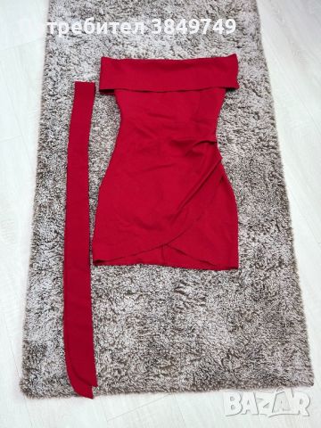 Мини червена рокля, снимка 1 - Рокли - 46416734