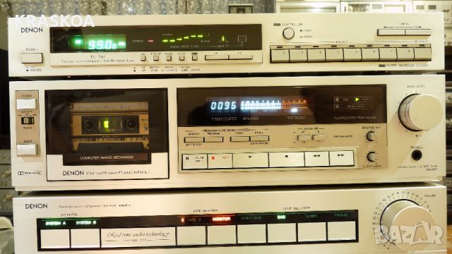 DENON PMA-777 & DR-M11 & TU-767, снимка 11 - Ресийвъри, усилватели, смесителни пултове - 46089256