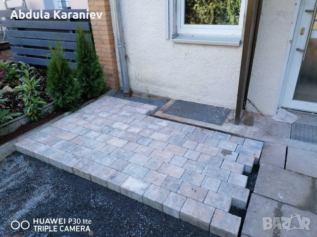 Услуги с Мини Багер и Самосвал ,Редене на павета ,Изкопи и Извозване, снимка 3 - Други ремонти - 53908639