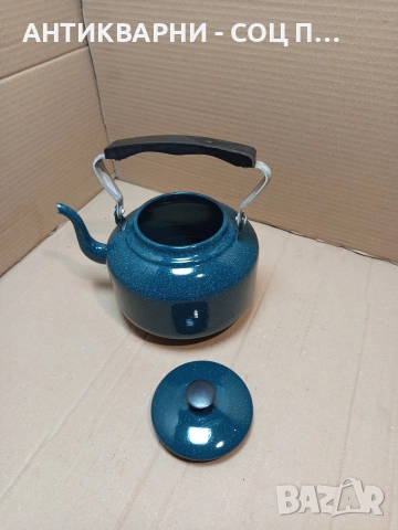 Соц Стар Чисто Нов Емайлиран Чайник. НОМЕР 1700., снимка 10 - Антикварни и старинни предмети - 53818829