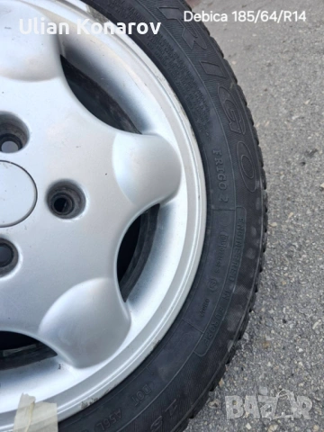 Гуми с джанти Debica 185/65/R14/джанти-болтовото разстояние 5x139.7 мм, снимка 8 - Гуми и джанти - 53835185