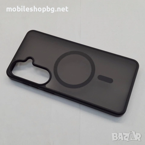 Samsung Galaxy S26 Plus гръб MagSafe черен мат полупрозрачен , снимка 4 - Калъфи, кейсове - 53945399