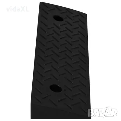 vidaXL Рампи за бордюри, 2 бр, 50x17,5x5 см, гума(SKU:150980), снимка 3 - Други - 48519277