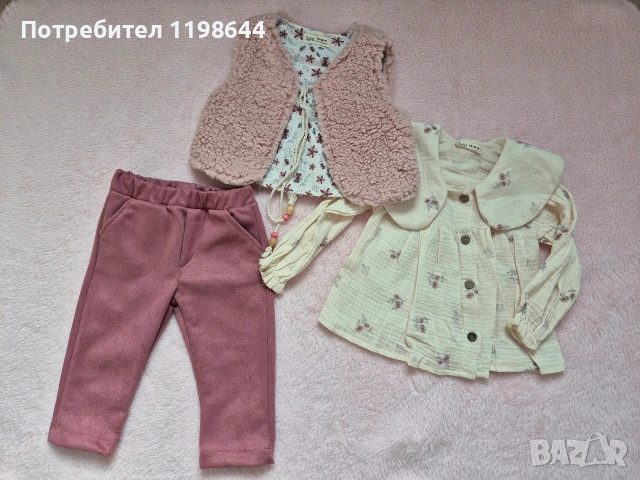 Комплект за момиче от три части , снимка 2 - Комплекти за бебе - 53465984