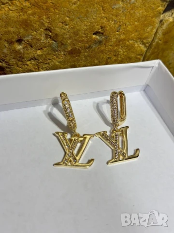 обеци fendi ysl saint laurent gucci louis vuitton , снимка 4 - Обеци - 50653354