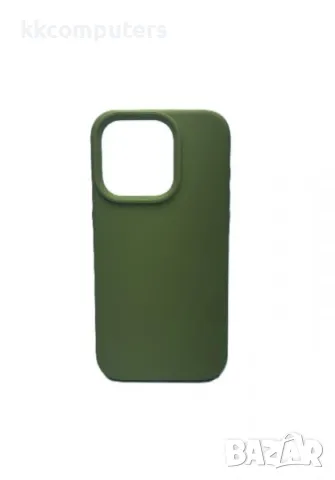 Калъф Liquid Silica Case / Светлозелен / за iPhone 14 Pro 6.1 Баркод : 3129710, снимка 1 - Калъфи, кейсове - 48263806