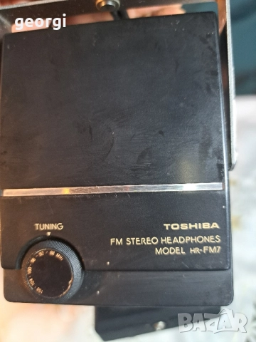 Японски стерео радио слушалки Toshiba 29/2, снимка 6 - Слушалки и портативни колонки - 52106815