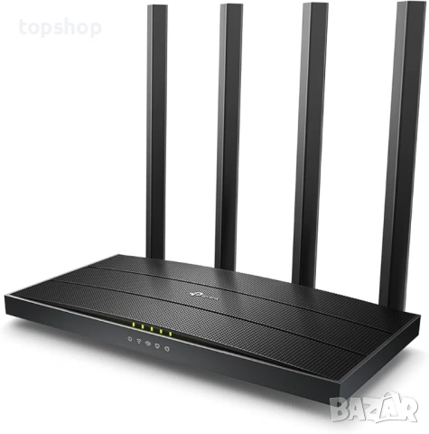 Чисто нов запечатан с целофан TP-Link Archer C6 AC1200 Гигабитов Wi-Fi рутер  , снимка 2 - Рутери - 53862770