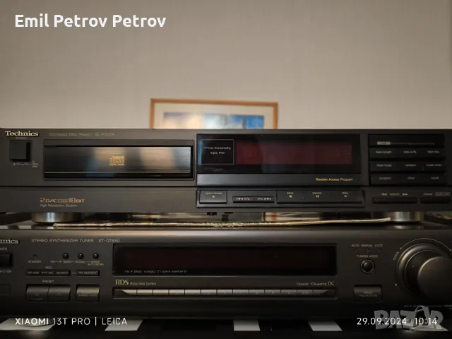 Промо 🌟 🌟 🌟 Technics SL-P202A CD player, Компакт Диск , снимка 2 - Ресийвъри, усилватели, смесителни пултове - 47391785