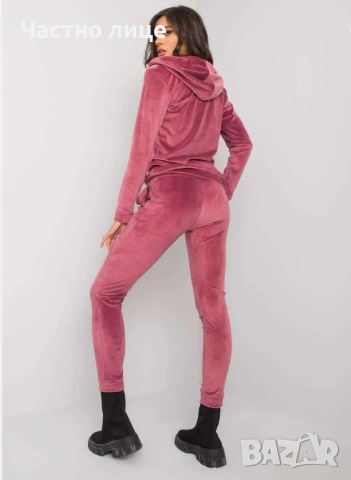 Чисто Нов Дамски Плюшен Анцуг/Сет/Екип/Комплект, снимка 2 - Спортни екипи - 53985730