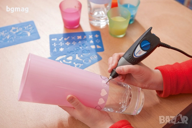 Dremel ENGRAVER 290 електрически инструмент за гравиране,с аксесоари, снимка 3 - Инструменти за гравиране - 51913678