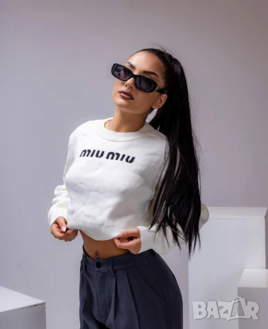 пуловер miu miu 