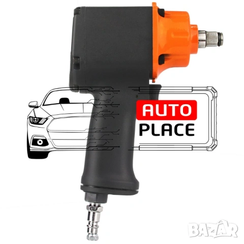 Пневматичен гайковерт с къс шпиндел 1/2″ 1100 Nm BJC, снимка 5 - Други инструменти - 54048372