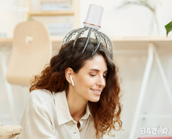 Масажор за глава, електрически с USB зареждане, снимка 2 - Други - 52861308