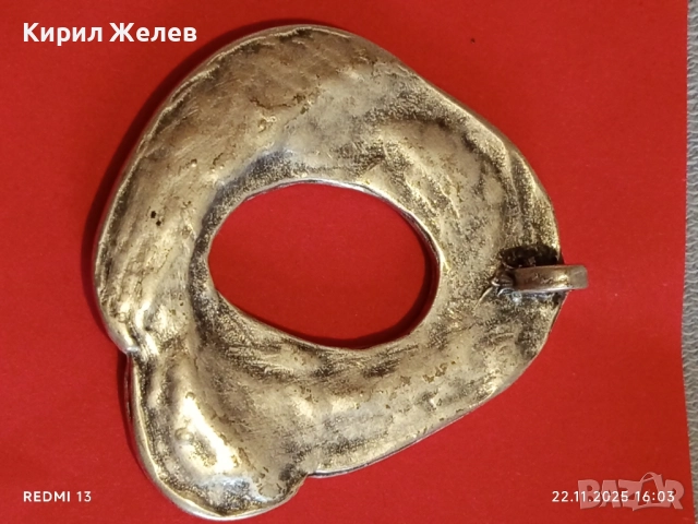 СРЕБРИСТА ВИСУЛКА АРТ МНОГО КРАСИВ МОДЕН АКСЕСОАР 49332, снимка 5 - Колиета, медальони, синджири - 52503543