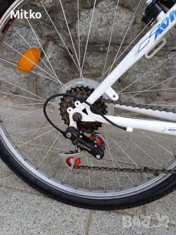 24цола алуминиев велосипед с 21скорости усилени капли амортисьори предни в перфектно  като ново , снимка 4 - Велосипеди - 46392518