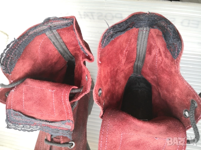 лайфстайл обувки ежедневни мека кожа виолетови 37, снимка 6 - Дамски ежедневни обувки - 52086411