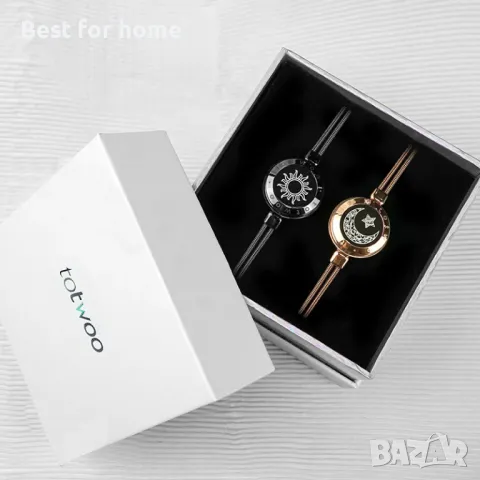 TOTWOO Sun and Moon 3- гривни за влюбени- Дизайнерска серия МОДЕЛ 3, снимка 4 - Смарт часовници - 50104257