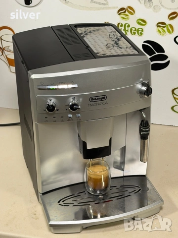 Кафемашина кафе автомат delonghi magnifica с гаранция, снимка 2 - Кафемашини - 53080751