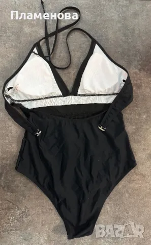 Цял бански костюм с прозрачни елементи - М , снимка 2 - Бански костюми - 49735537