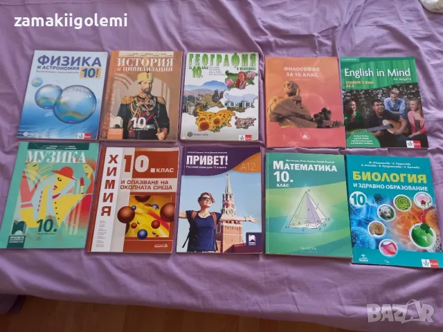 учебници за 10 клас , снимка 1 - Учебници, учебни тетрадки - 46865082