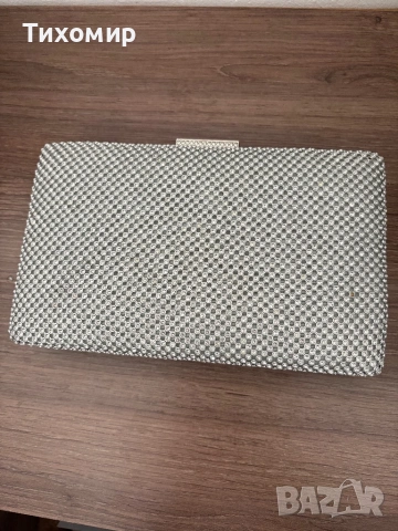 Елегантна бална чанта с камъчета – тип клъч, снимка 2 - Чанти - 53505720