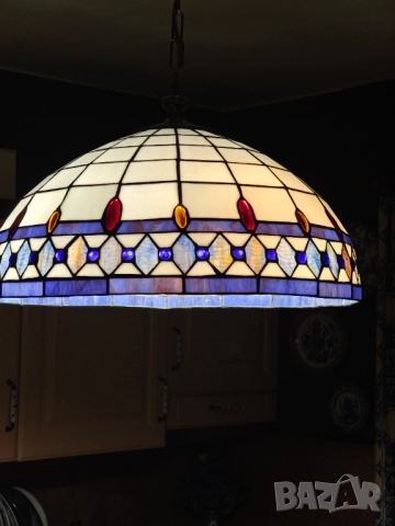 Полилей тип Тифани., снимка 8 - Лампи за таван - 51939204